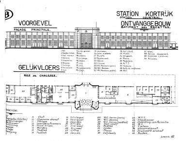 Kortrijk  - nouvelle gare 1952 (4).jpg